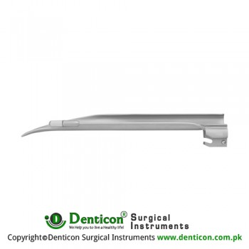 Apollo™ Standard Miller Laryngoscope Blade Fig. 4 - For Men Stainless Steel, Working Length 180 mm